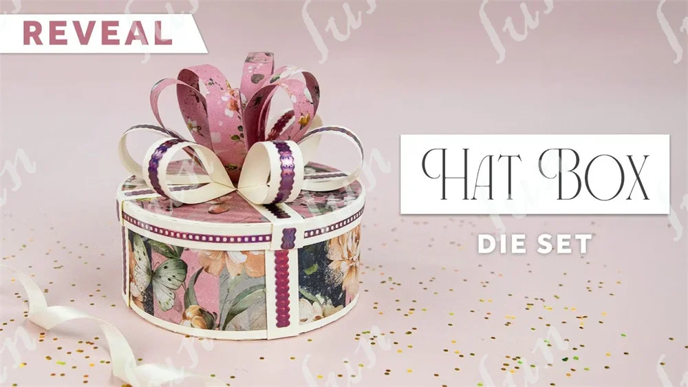 Metal Cutting Dies Scrapbooking Paper Card Album DIY Hat Box Die