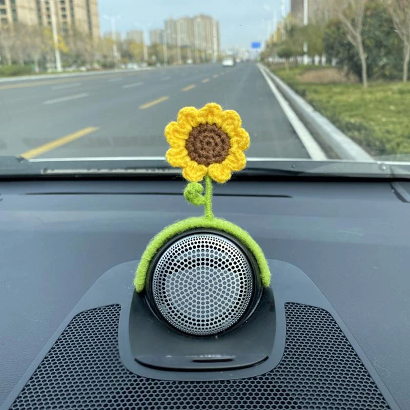 Car Ornaments for Volvo S60 S90 XC60 XC90 V90 V90cc Central Speaker Universal Decoration Hat Lady Gift Auto Interior Accessories