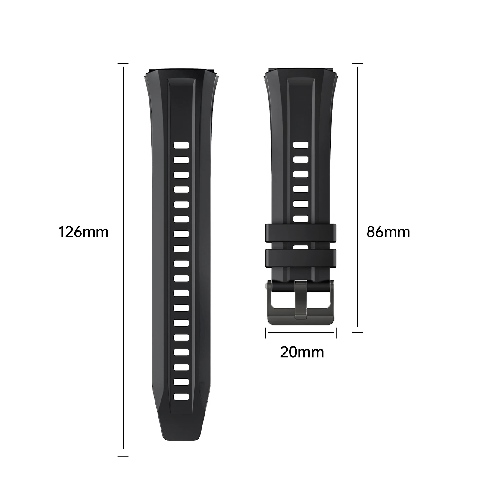Breathable Sports Silicone Strap Replacement Band Bracelet