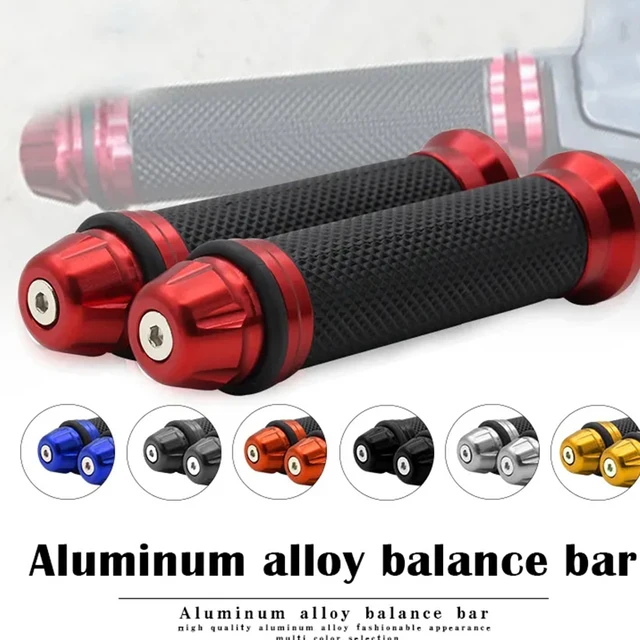 1Pairs Anti-Slip Motorcycle Grips Hand Handlebar Bar Grips Bicycle Rubber Mountain Cycle Handle Handlebar Bar Grips