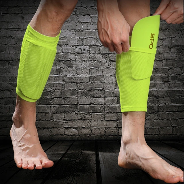 Espinilleras deportivas de fútbol para adultos, adolescentes y niños,  calcetines con almohadilla, soporte para piernas, manga de compresión,  protección de piernas, 1 par - AliExpress