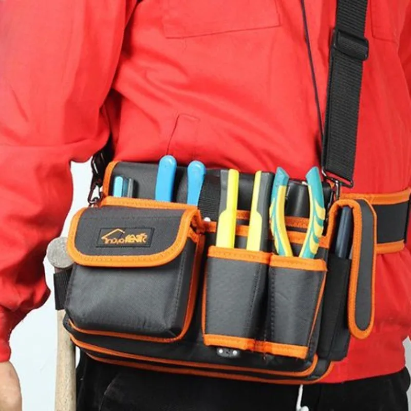 

Electrician Tool Bag Professional Waist Tool Bag Quality Strong Canvas Porta Multifunctional Carpentry Tools and Accessories