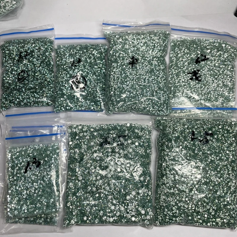 Blue Green Moissanite 0.7-14mm 1CT Small Size Loose Stones 0.1-10ct Lab Grown Moissanite Diamonds For DIY Jewelry loose gemstones moissanite jewelry materials loose lab grown diamond lab grown loose diamond