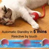 Cat Interactive Ball Toy Automatic Rolling Ball Faux Tail Rechargeable Pet Electric Toy Dog Cat Training Imitate Mouse Plush 3