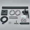 Matte Black Waterfall Bathtub Faucet Floor Standing Bathroom Bath Shower Set Hot and Cold Bath Tap Mixer With Handshower 6