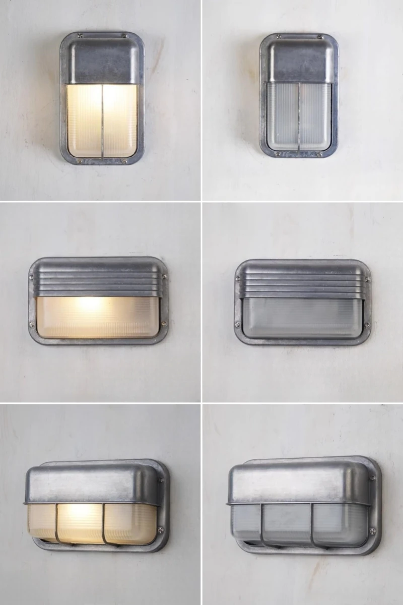 Outdoor Retro LED Wall Lamp Image 14