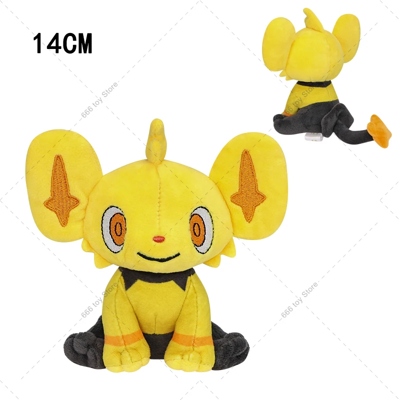 2 Styles Pokemon Plush Shinx Shiny Shinx Blue Yellow Animal