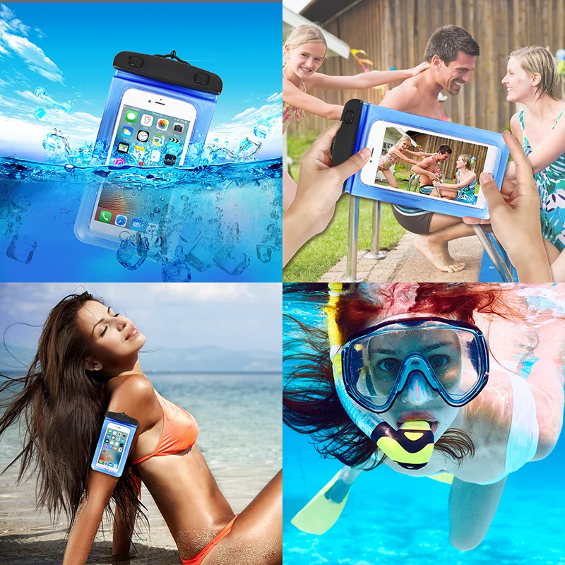 Waterproof bag swimming bag dry bag universal phone pouch