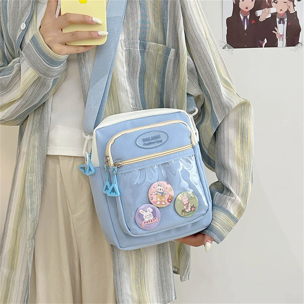 New Kawaii Bag Girls 2025New JK Transparent Bag Small Crossbody Bag For Women Purses and Handbags Shoulder Bag Itabag Bolso ﻿
