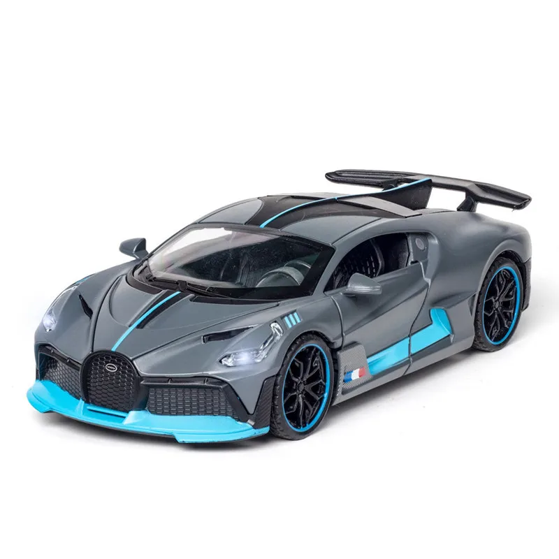 1:32 Diecast Alloy Racing Model Acousto-optic Inertia Four-door Open Boy Collection Decoration Scene Luxury Gifts Car Toys