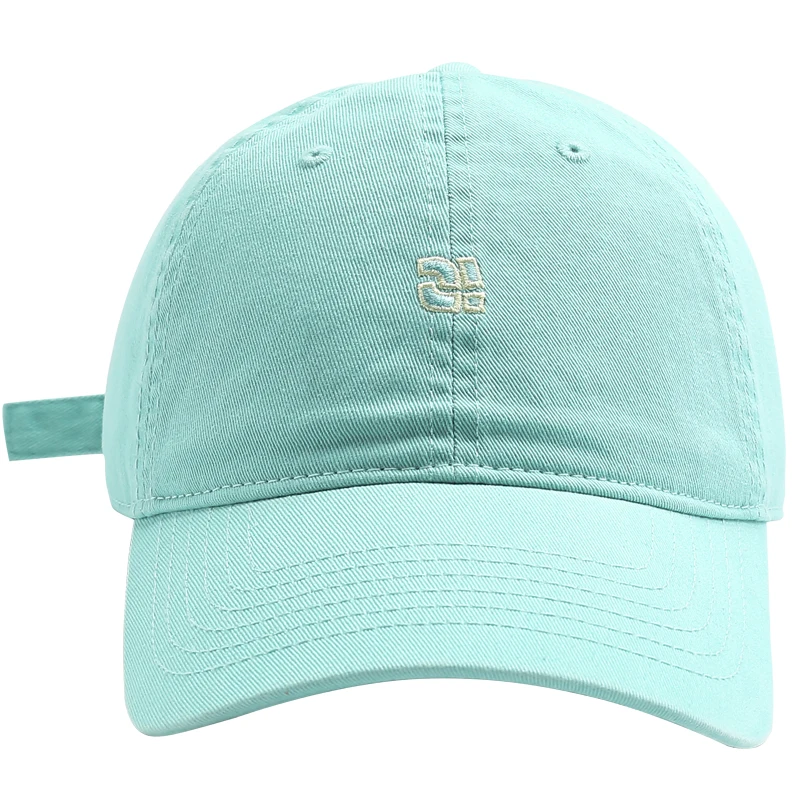 Letter Embroidery Soft Top Baseball Cap Women's Fashion All-Match Casual Fashion Men's Wide Brim Slimming Sun-Poof Peaked Cap