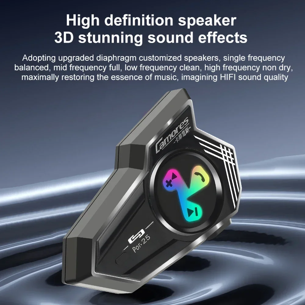 Por-25 Motorcycle Bluetooth Headset Wireless