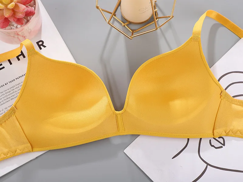 Seamless Push Up Bra - Wire Free, Breathable Women's Bra With Adjustable Straps