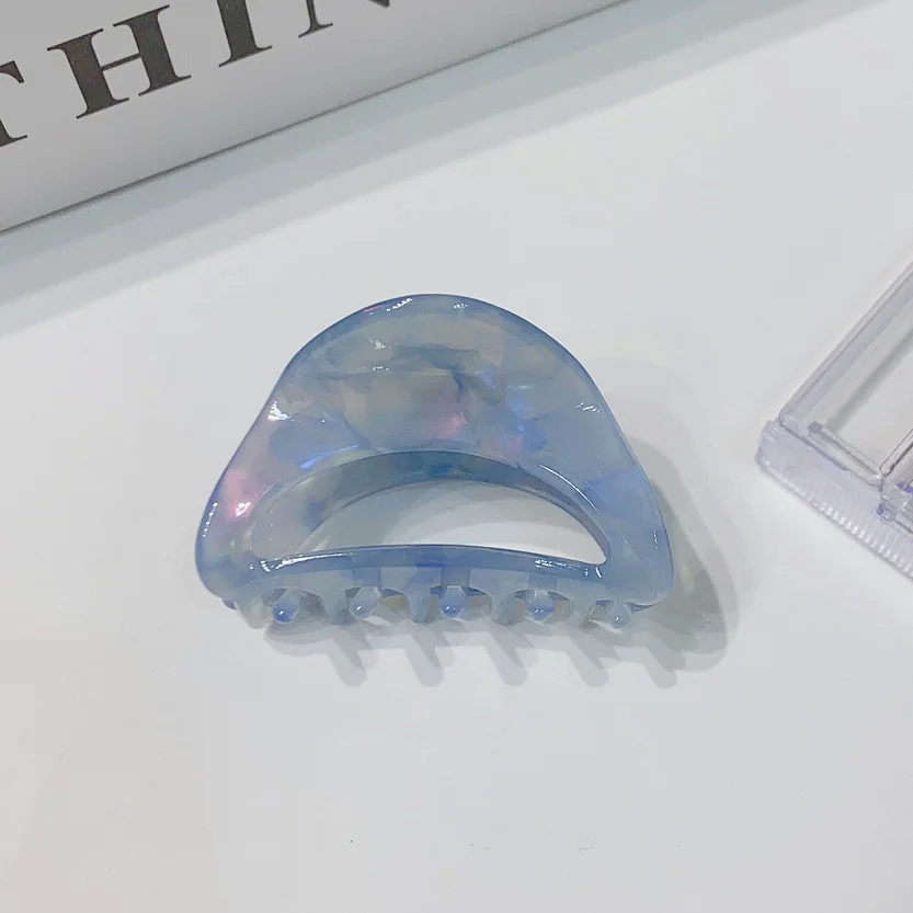 Süße Mini-Haarspange aus Acetat für Frauen und Mädchen, schicke Haarspangen, Krabben-Haarnadeln, Styling-Klauenklammern, modische Haar-Accessoires – Detail 10
