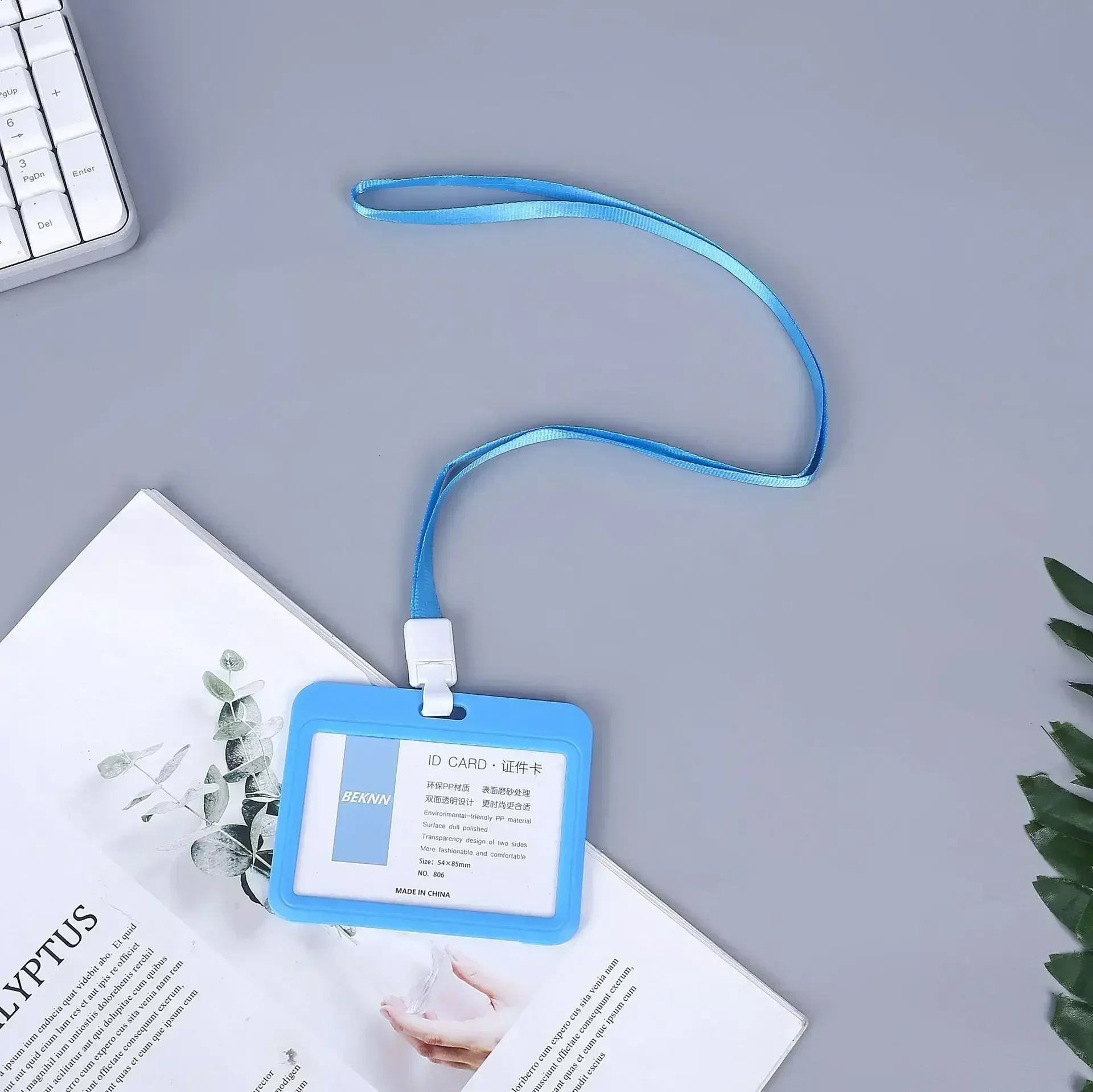 Premium Lanyard Card Holder with Neck Strap - Stylish and Durable ID, Bus, and Credit Card Case