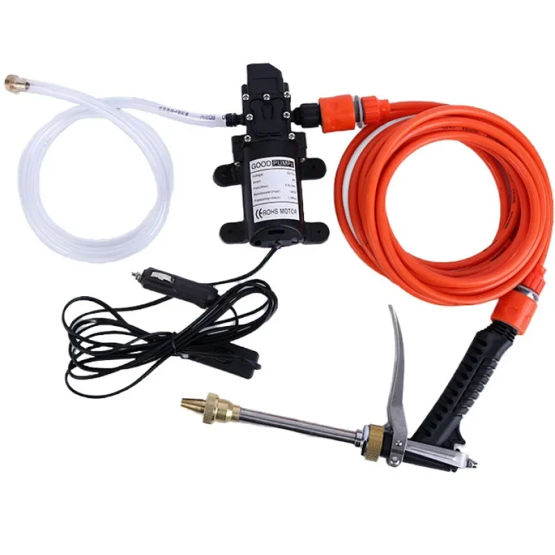 12V Car Washer Gun Pump High Pressure Cleaner Car Care Portable Washing Water Gun Electric Cleaning Auto Device Electric Cleaner 3