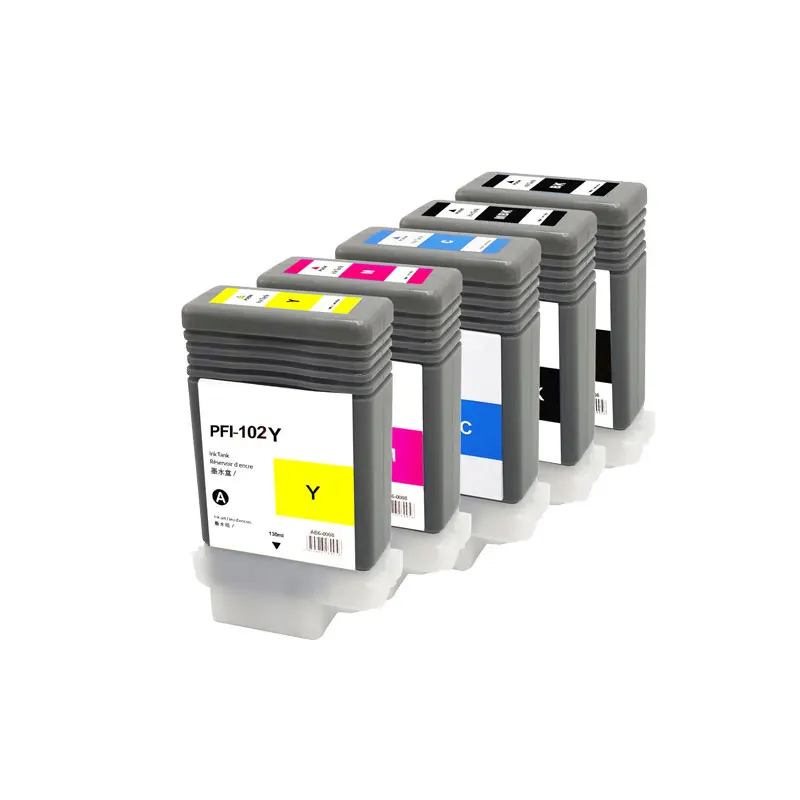 

PFI-102 PFI102 Compatible Ink Cartridge With Chips for Canon PFI-102 IPF500 IPF510 IPF600 IPF610 IPF700 IPF710 Printer