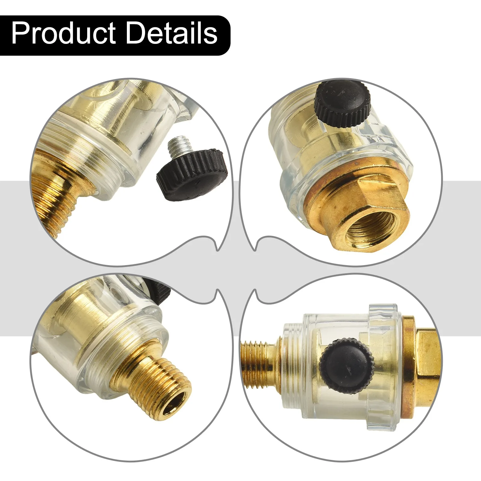 Mini Pneumatic Oil Injector Pneumatic Tools For Air Compressor Pipe Tool Iron -plated Oiler Lubricator Air Compressor Systems