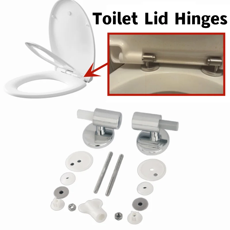 Zinc Alloy Toilet Hinges Toilet Lid Soft Close Fittings Closestool Top