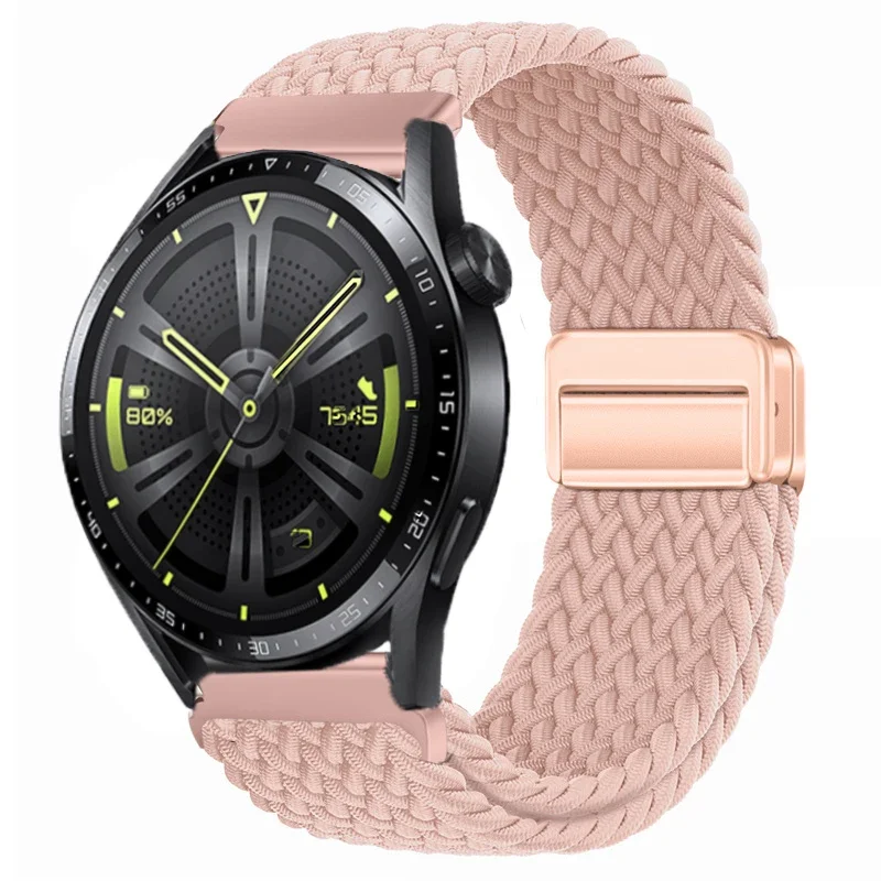 Nylon Braided Watch Strap - Durable Fabric Bracelet Wristband