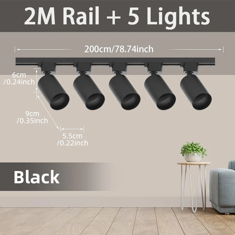 5PCS Black Sets