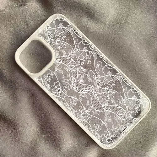 Vintage White Lace Floral Phone Case for iPhone 17 16 15 14 11 12 13 Pro Max 16E 17Air X XR XS 7 8 Plus SE 2022 Protective Cover - Image 3