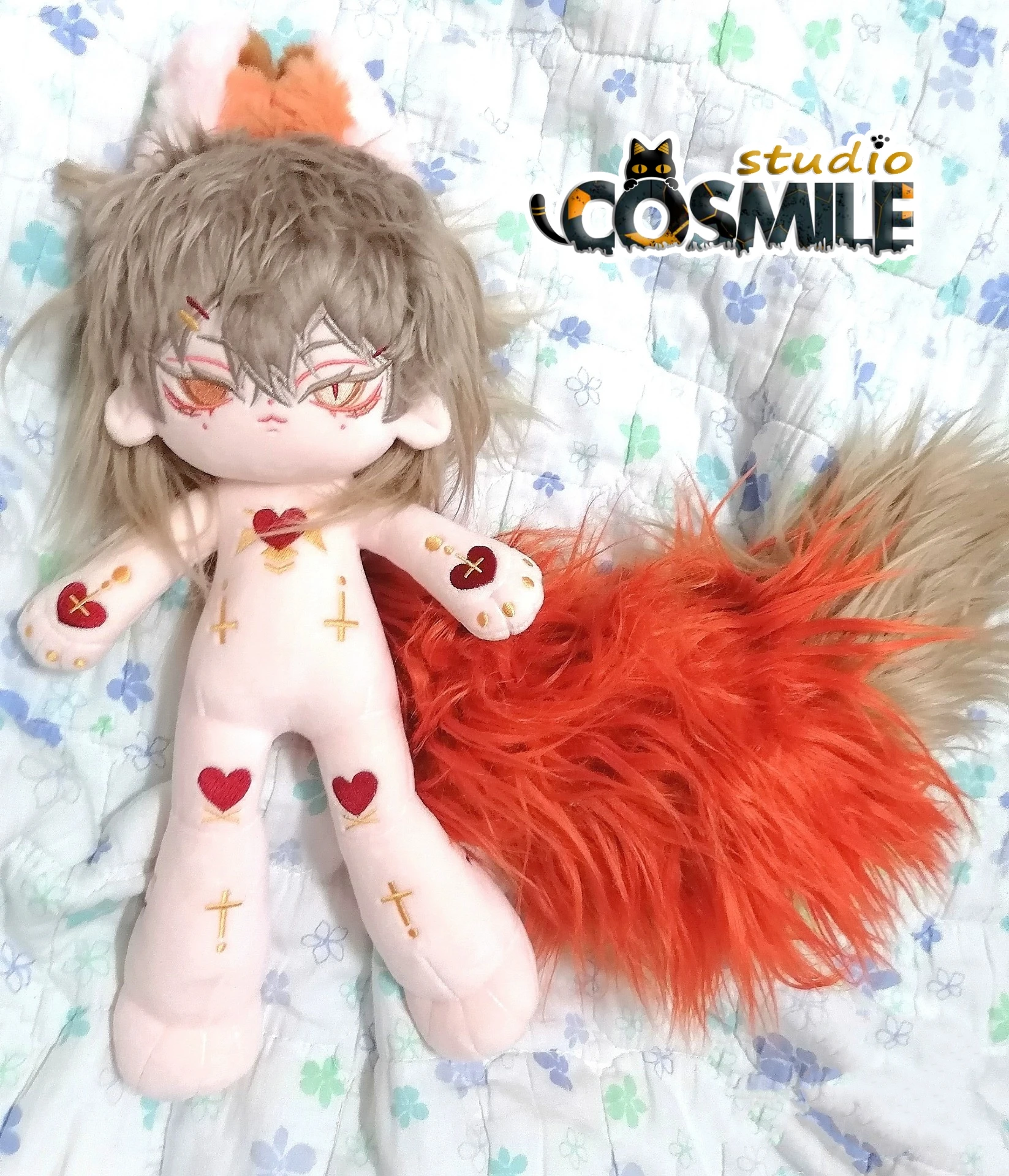 

No Attributes Yandere Cool Guy Beast Monster Long Legs Stuffed Plushie 30cm Plush Doll Body Toy Limited XY