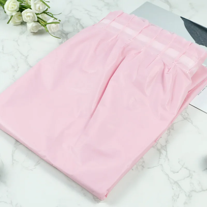 Disposable Plastic Pink Table Skirt Rectangle Tulle Table Cover Oil Proof Tablecloth Wedding Reception Baby Shower Birthday