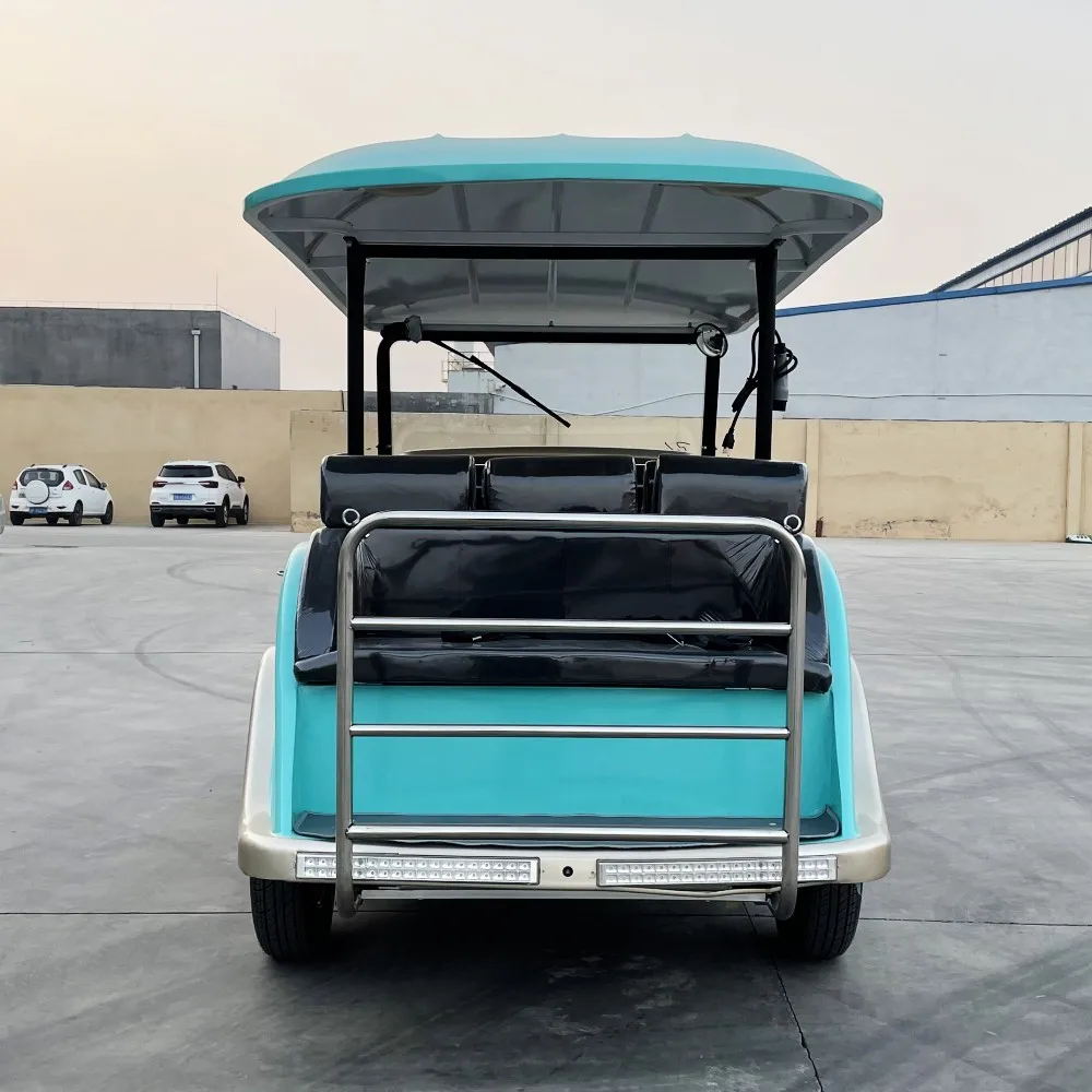 

72V Lead-acid Battery 5000W AC Motor Vintage Car 5+3 Seater Electric Classical Car For Adults