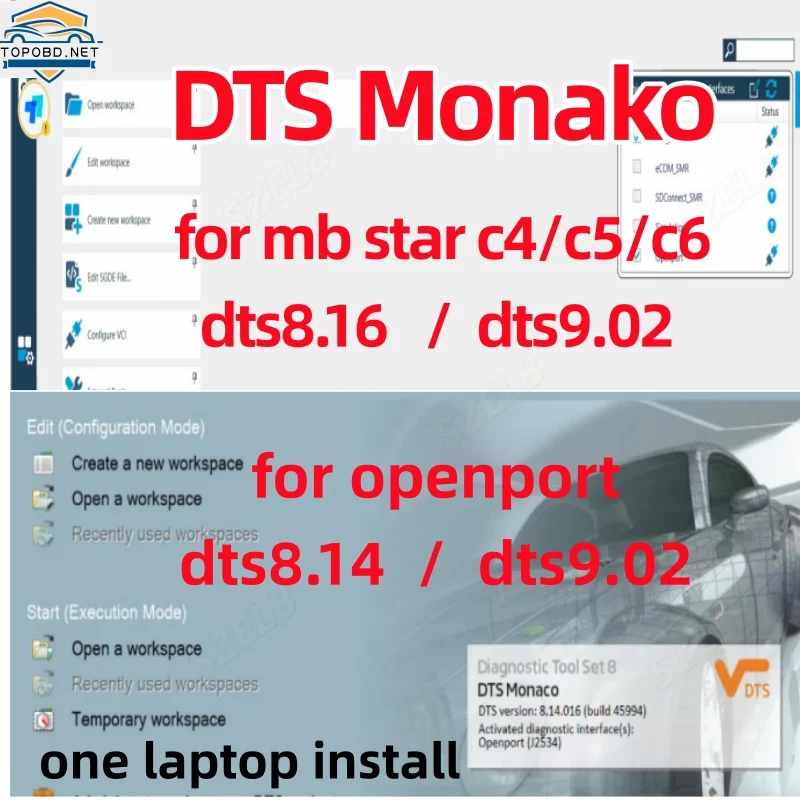 Premium 2025 Hot Selling DTS Monaco Software with Remote Installation and Activation