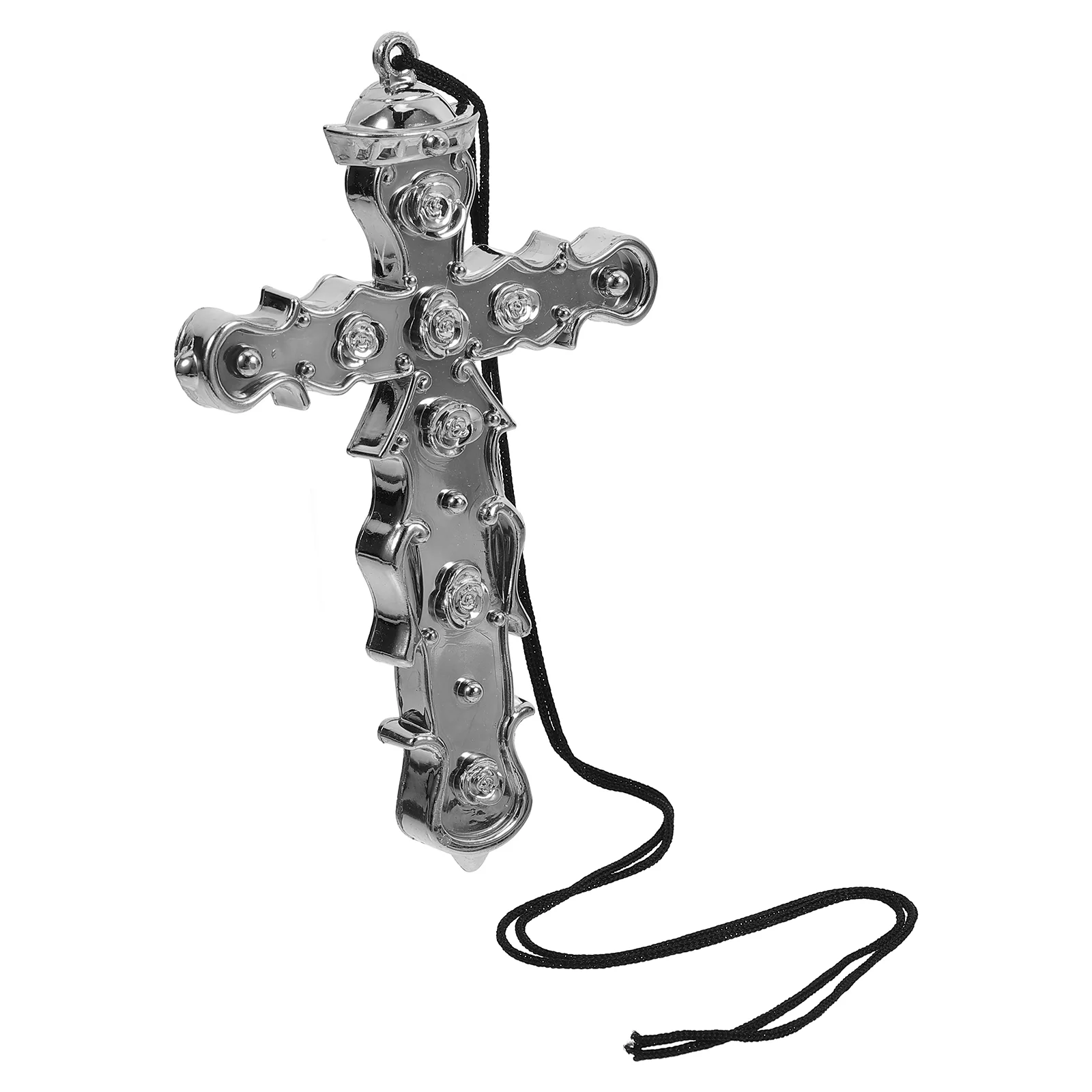 

Halloween Necklace Men's Cross for Cosplay Props Pendant Costume Women Plastic Necklaces