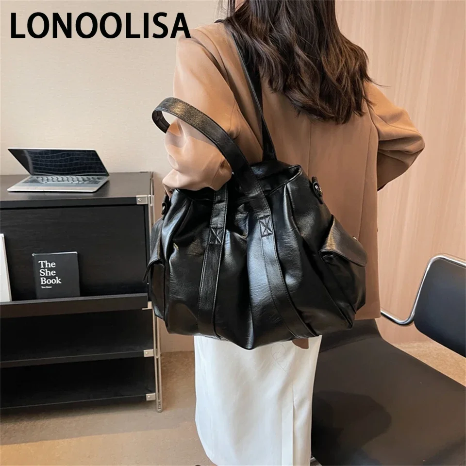 Leather Ladies Large Capacity Shoulder Bag Luxury Designer Purses and Handbag for Women Messenger Bag High Quality Crossbody Bag 5