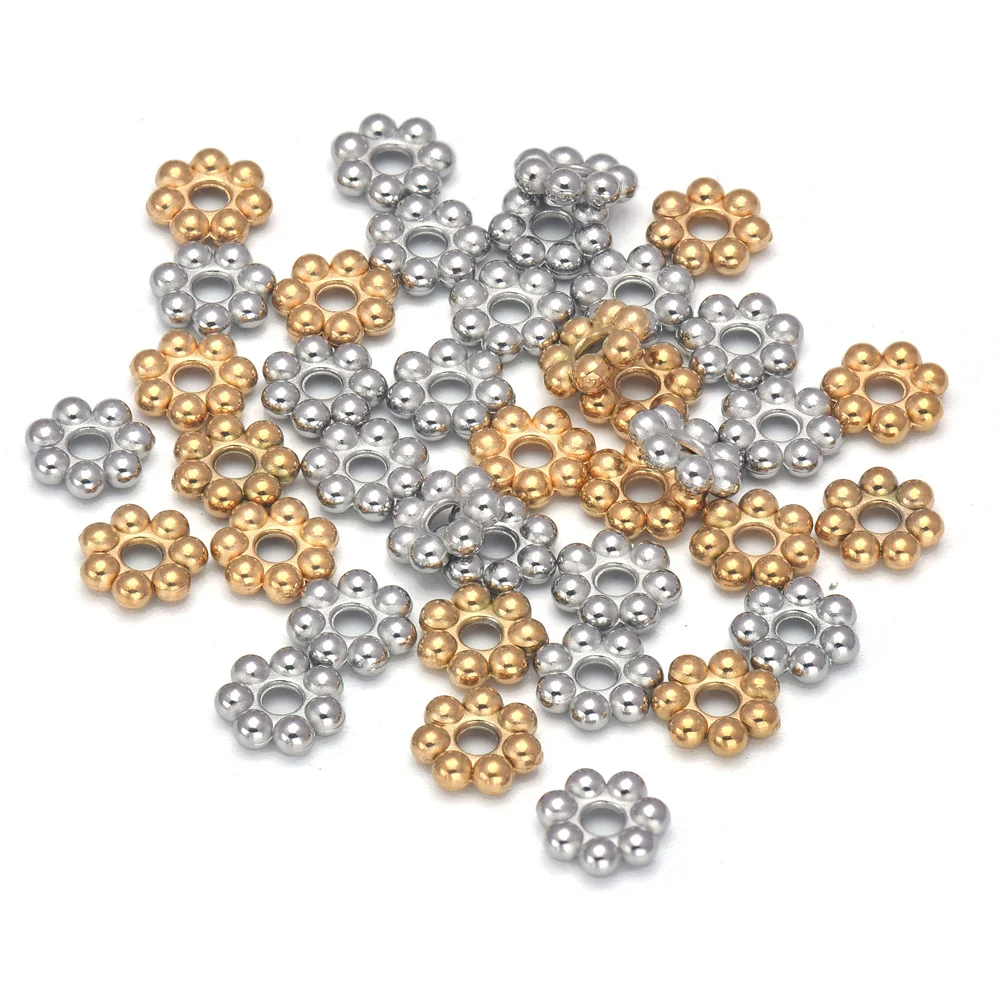 Embout De Mors à Rouleaux Double Cuivre - Anneau D Pointillé Acier Inox - 5 Bouche