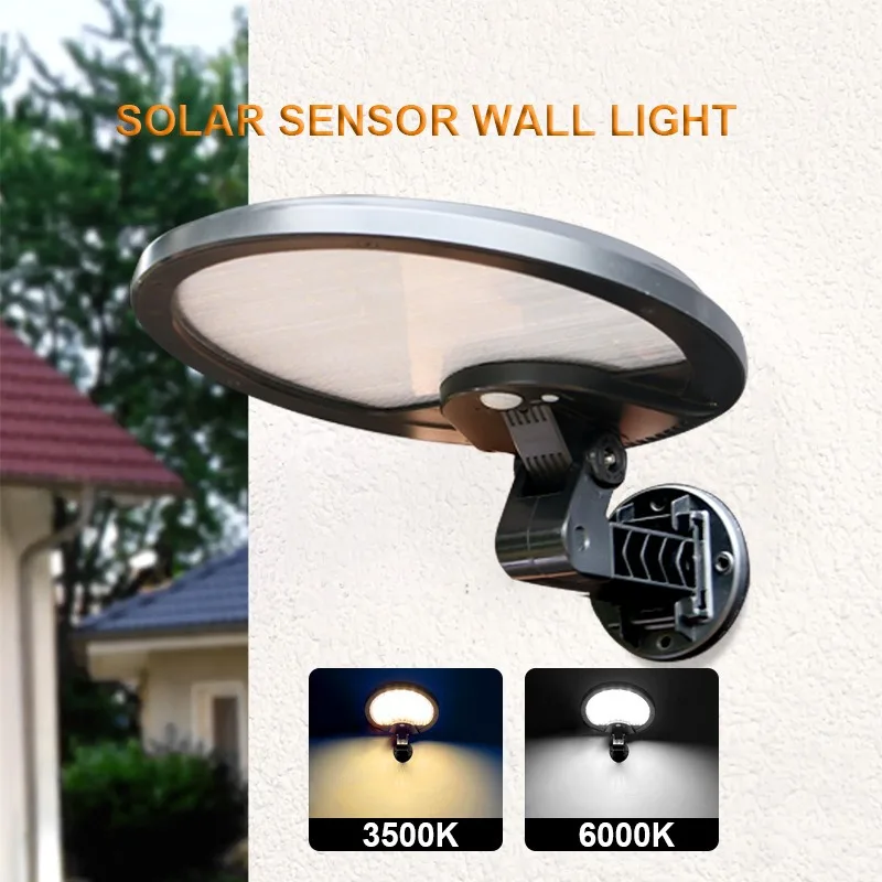 

Solar Light Outdoor LED Human Body Sensing Rotatable Waterproof Wall Lamp Garden Enclosure Courtyard Warehouse Entrance Lighting