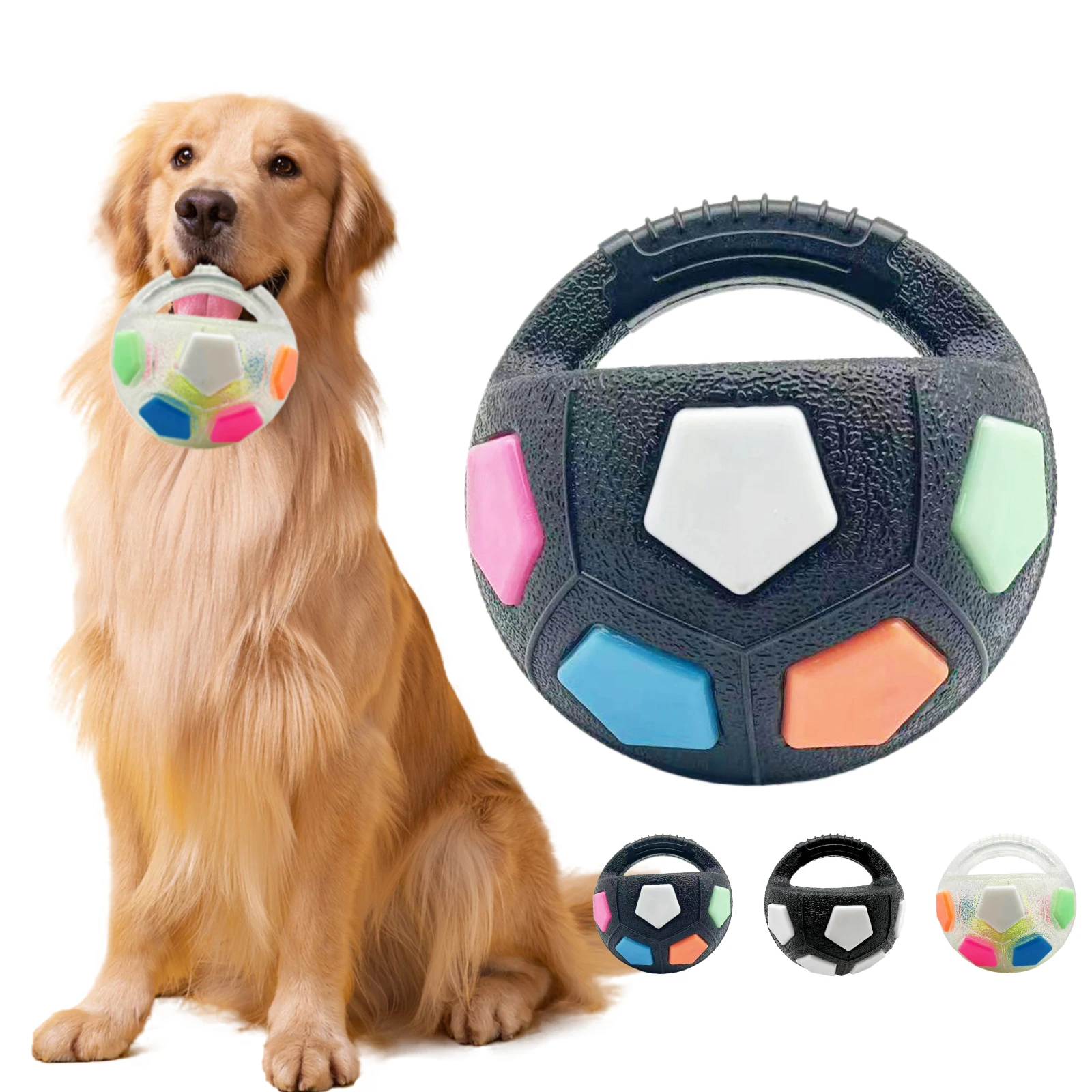 Football & Tennis Ball Shaped Dog Toy 1