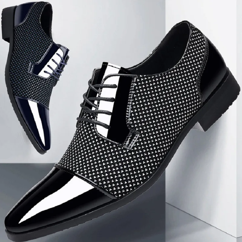 Zapatos de vestir de para mocasín informal Oxford sin cordones, de marca, con purpurina, zapatos de estrecha - AliExpress