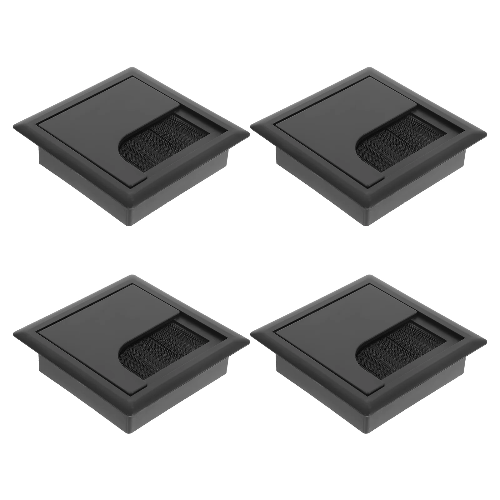 

4 Pcs Desk Cable Box Storage Office Desks Organizer Hole Cover Wire Grommet Washer