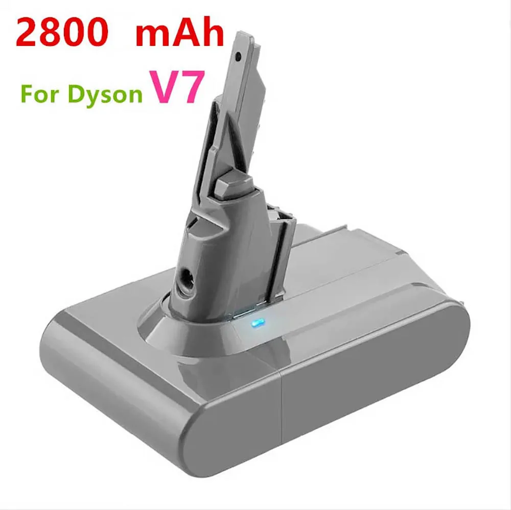 Per Dyson V7 100% Batterie Originali 21,6 V 2800Mah Li-Lon Akku Fur Dy Son V7 Ietier Pro Vakuum Reiniger Ersatz