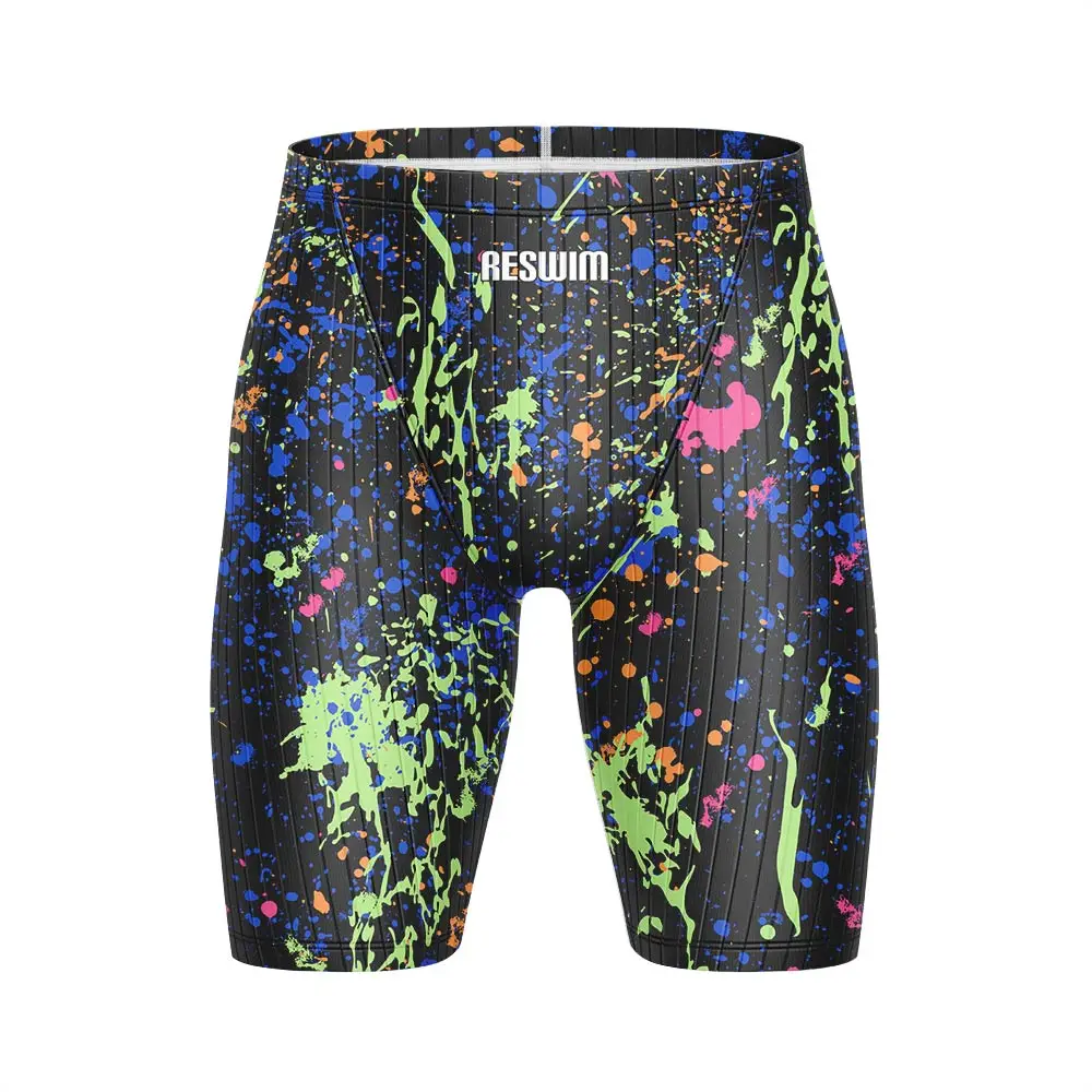 Summer Men's Swimsuit Swim Short Athletic Training Swimwear Swimming Trunks Beach Tights Shorts Surfing Swim Pants