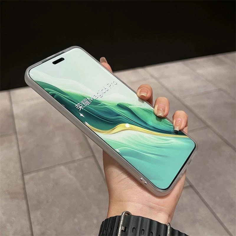 Transparent TPU Silicone Case with Camera Protection