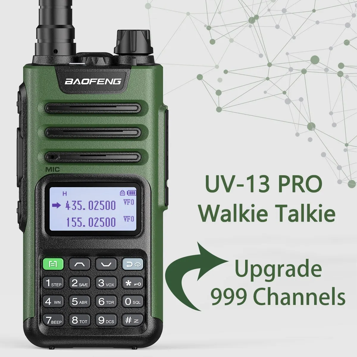 S5a3c79e912994d32ace8c8a20aef4bedL UV-13 PRO, V1, V2 High Power Dual Band Walkie Talkie Type C Charger 16 KM Long Range UV13 Transceiver Ham Two Way Radio Mallzona