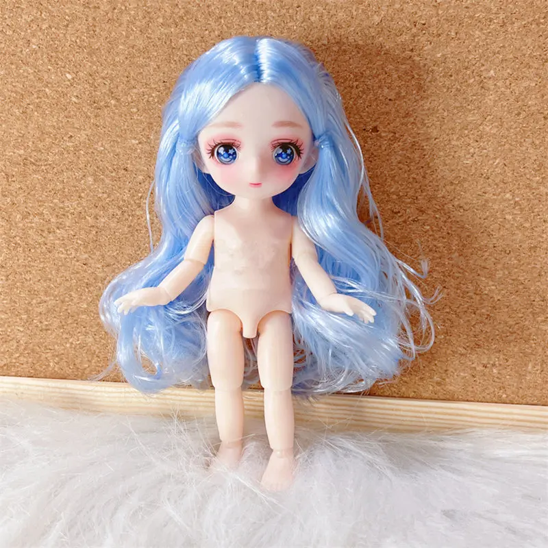 New 16cm 23cm Cute Anime Doll 1/8 Bjd Multi Joints Doll Dress Up Doll for Children 2