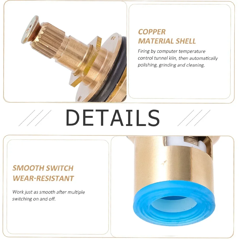 Faucet valve Faucet cartridge 10/1pcs Faucet Valves Replacement Universal Tap Valve Brass Cartridge Faucet Inner Valve For Household Bathroom Kitchen Supplies
