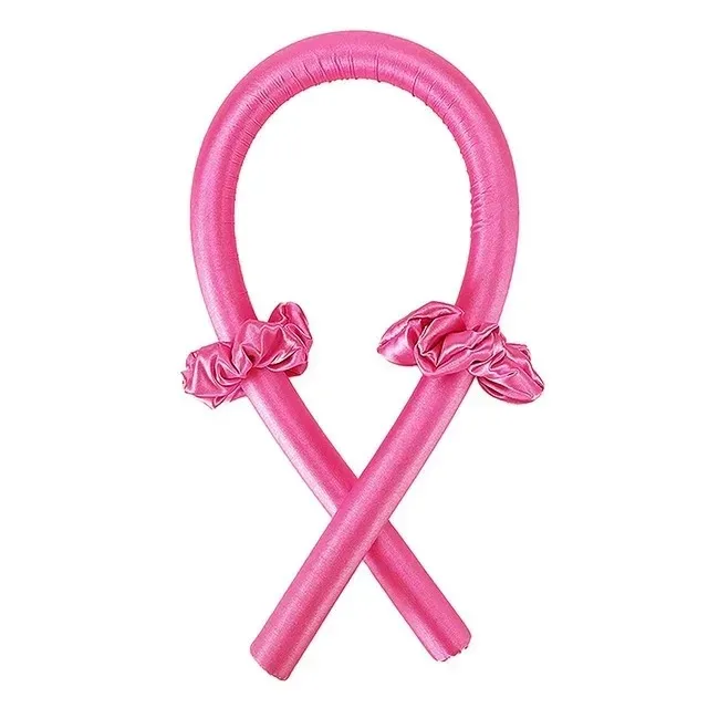 Heatless Curling Rod Headband for Soft & Shiny Hair – Spiral Style Hair Accessory