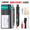 ANENG A3008 Digital Multimeter Auto Intelligent Sensor Pen Tester 6000 Counts NonContact Voltage Meter Multimetre polimetro 1