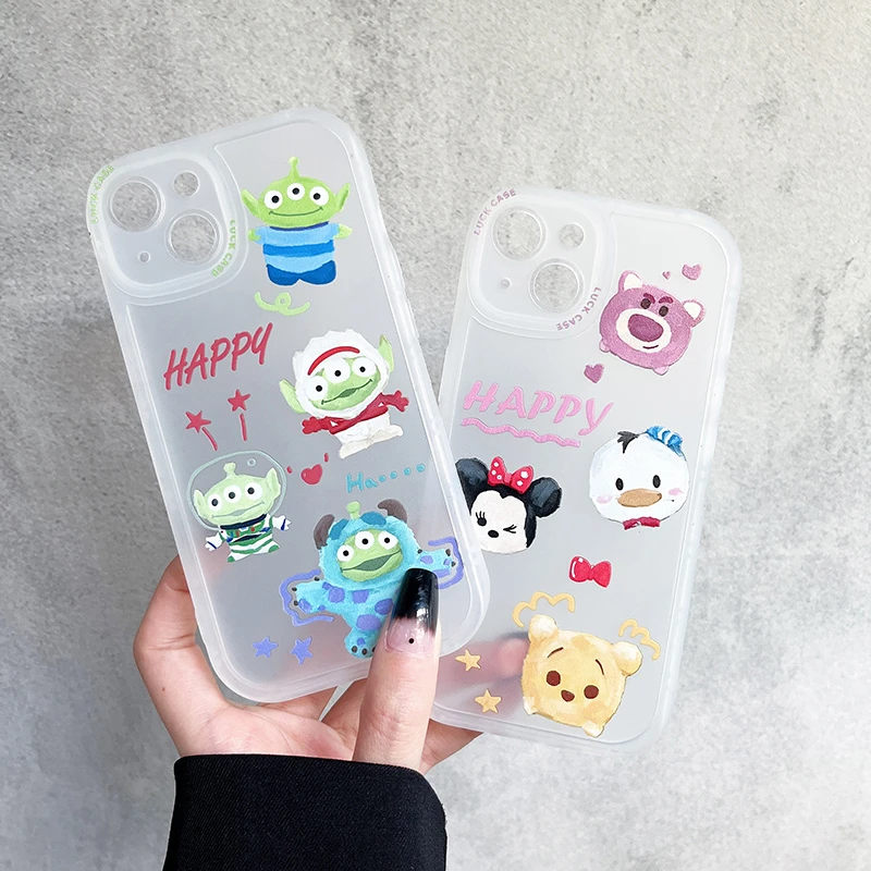 iphone 13 mini waterproof case Disney Winnie The Pooh Mickey Mouse Donald Duck Phone Case for iPhone 11 12 13 mini pro XS MAX 8 7 Plus X  XR Cover iphone 13 mini flip case