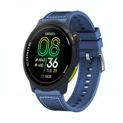 22mm Durable Composite Silicone Watch Strap Bracelet - 22MM Width (Ocean Blue)