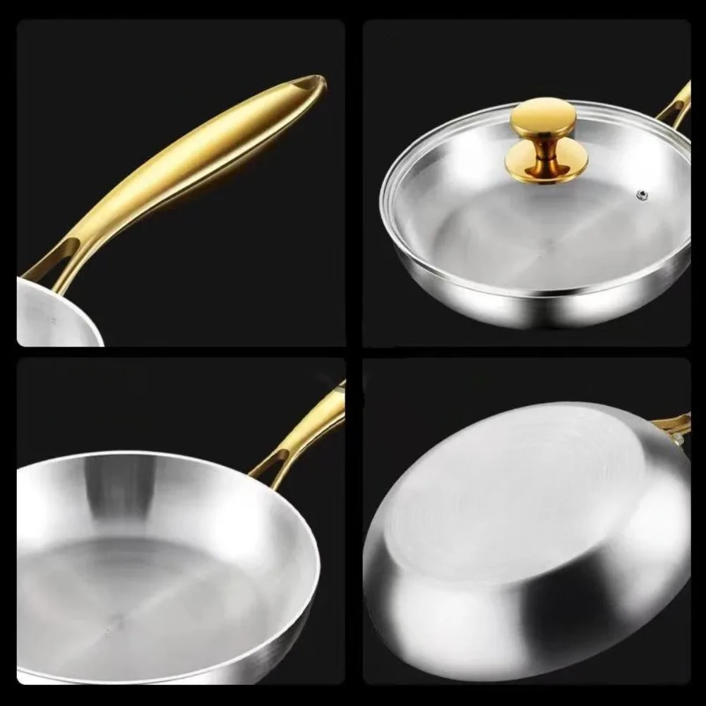 316 Stainless Steel Wok Pan 3
