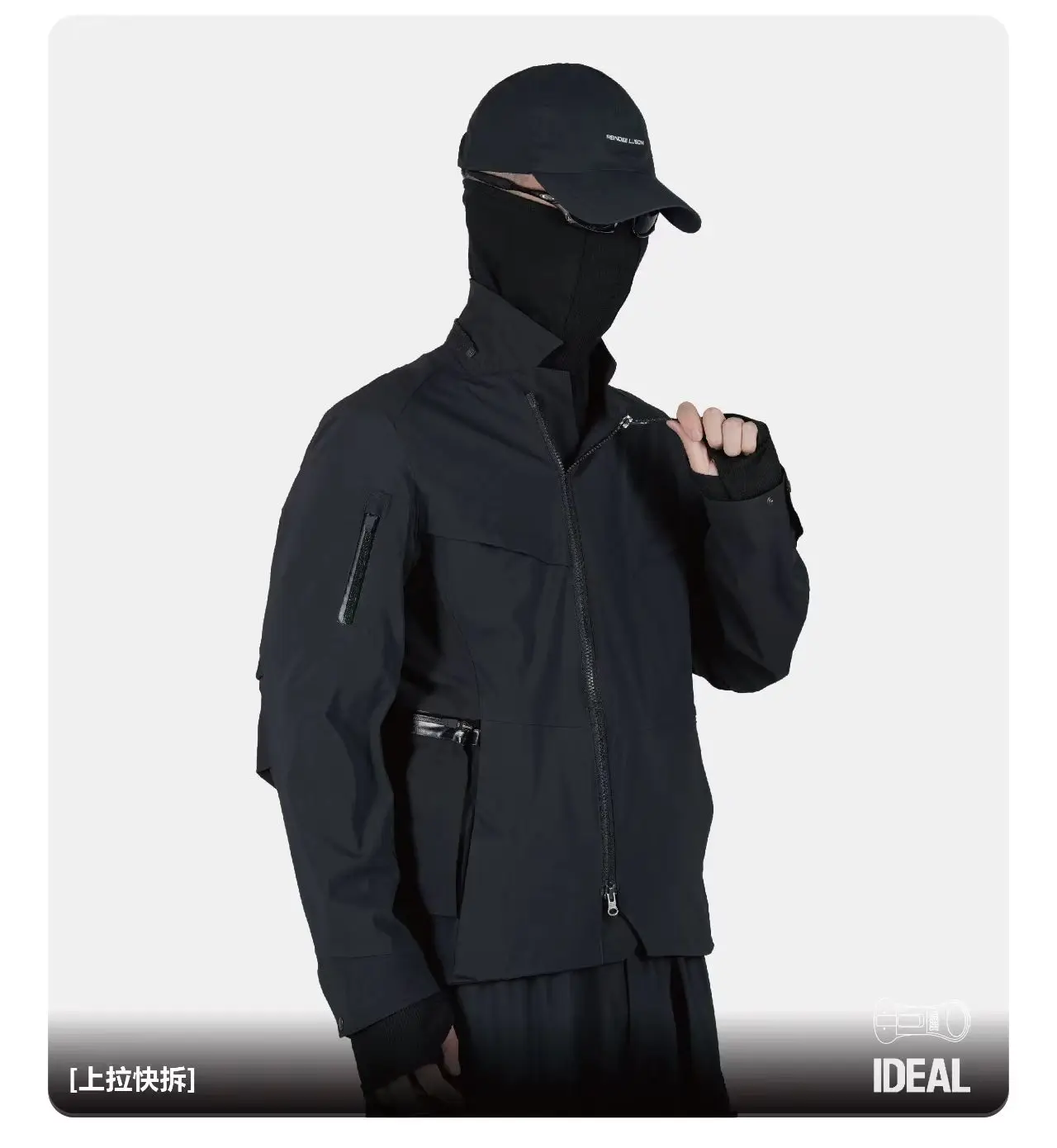 Reindee Lusion 25aw Polartecneoshell functional suit jacket multipocket doubleshape collar techwear -