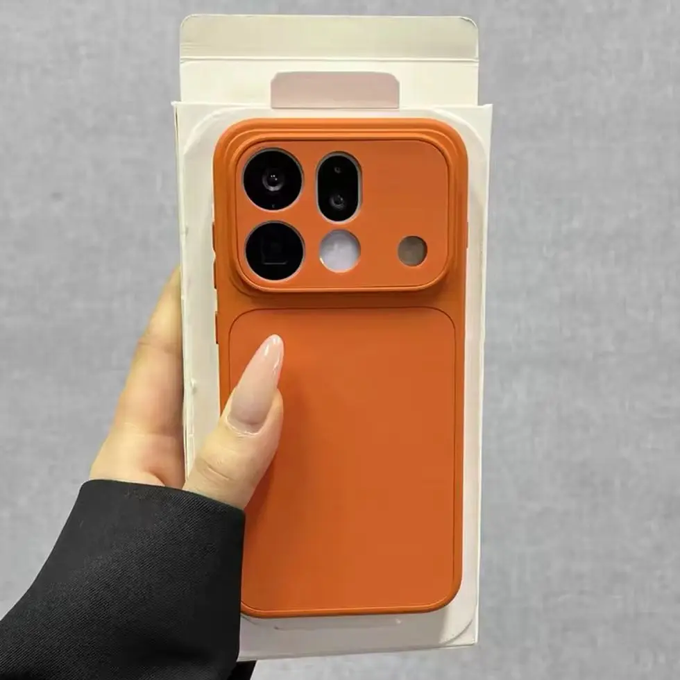 Frosted Solid Color Shockproof Hybrid Bumper Matte Phone Case with Camera Protection